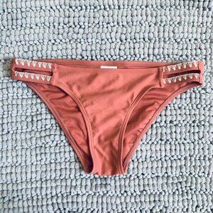 Xhilaration Peachy Coral Bikini Bottoms women's size small